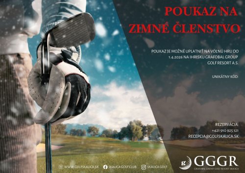 POUKAZ NA ZIMNÉ ČLENSTVO